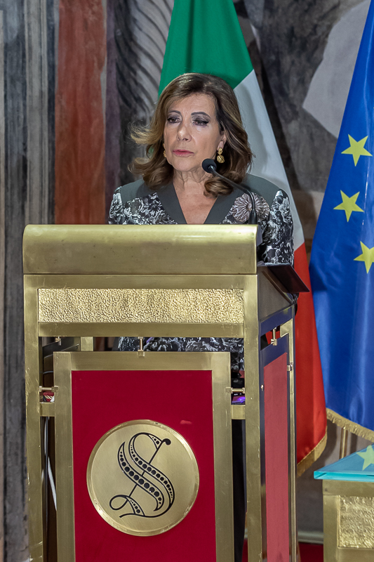 Intervento del Presidente del Senato, Maria Elisabetta Alberti Casellati. Intervento del Presidente del Senato, Maria Elisabetta Alberti Casellati.