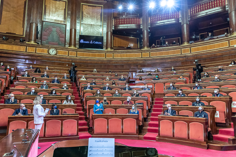 Intervento del Presidente del Senato, Maria Elisabetta Alberti Casellati. Intervento del Presidente del Senato, Maria Elisabetta Alberti Casellati.