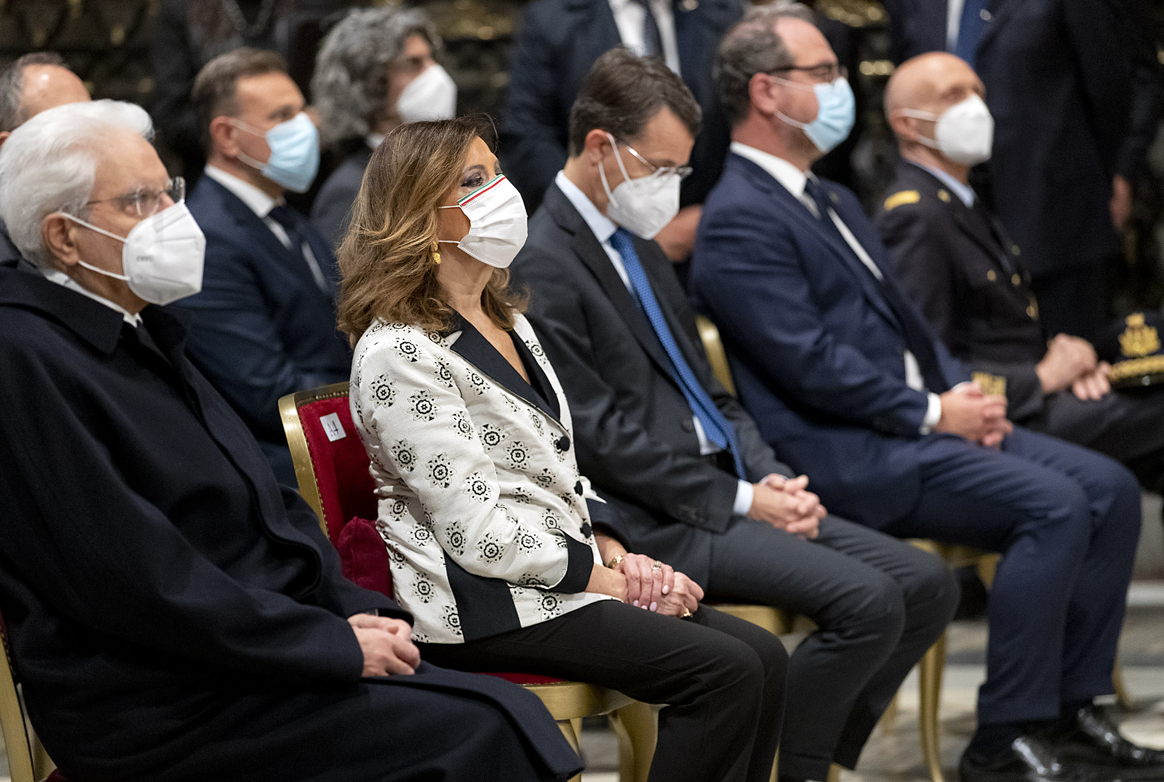 Un momento della celebrazione. Un momento della celebrazione.