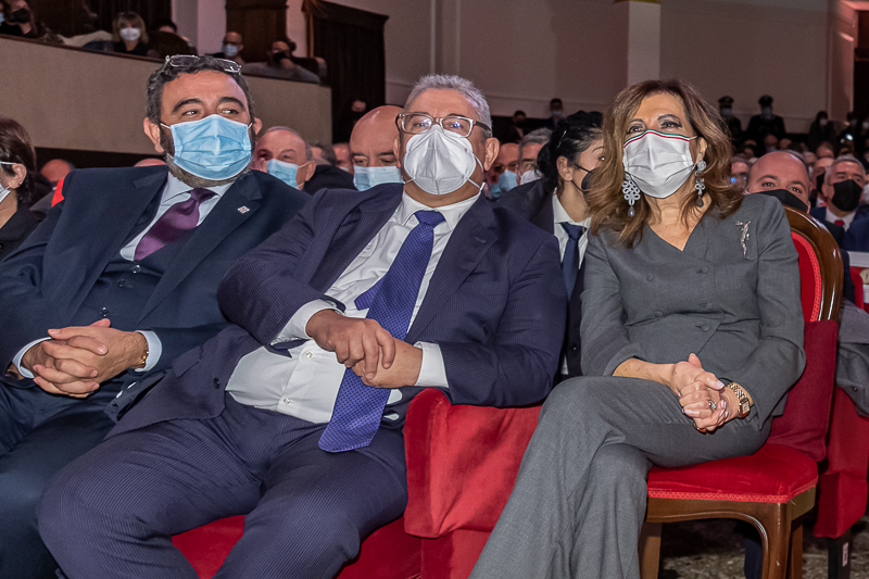 Un momento della cerimonia.