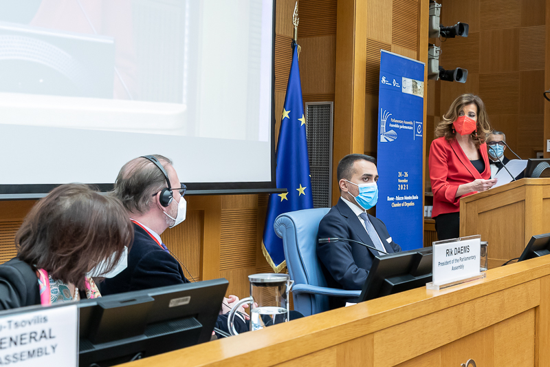 Intervento del Presidente del Senato, Maria Elisabetta Alberti Casellati.