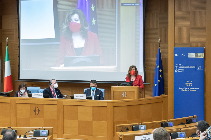 Intervento del Presidente del Senato, Maria Elisabetta Alberti Casellati.
