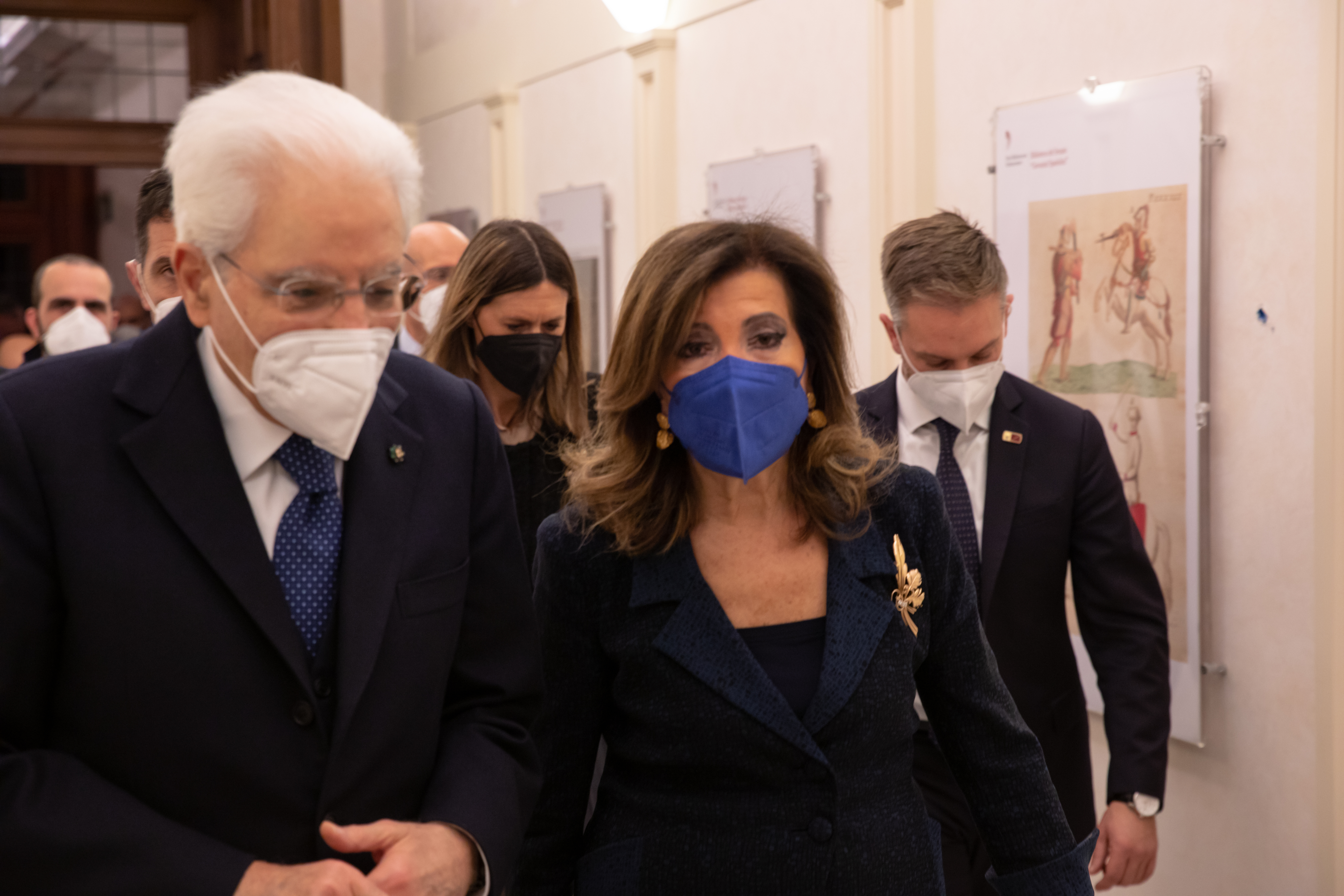 Nella foto, il Presidente del Senato, Maria Elisabetta Alberti Casellati, e il Capo dello Stato.
