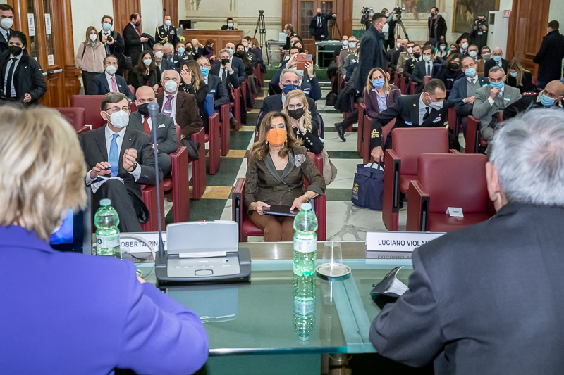 Un momento del convegno. Un momento del convegno.