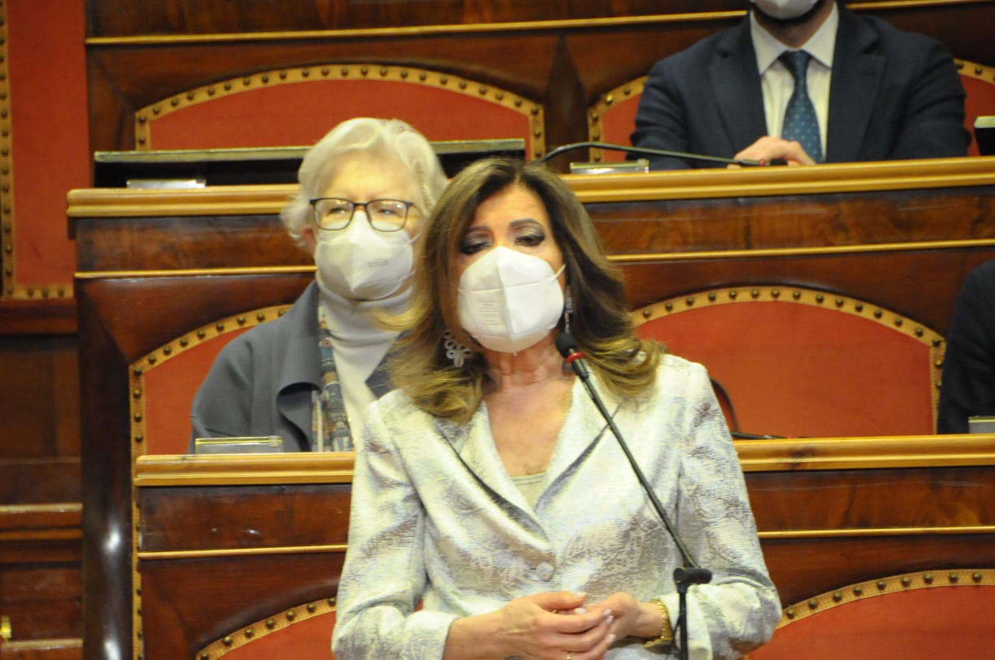 Intervento del Presidente del Senato, Maria Elisabetta Alberti Casellati. Intervento del Presidente del Senato, Maria Elisabetta Alberti Casellati.