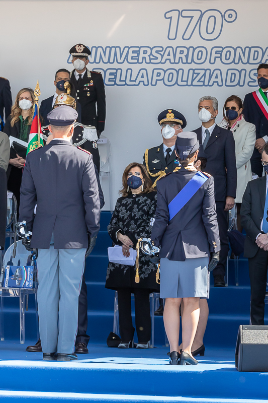 Un momento della cerimonia.