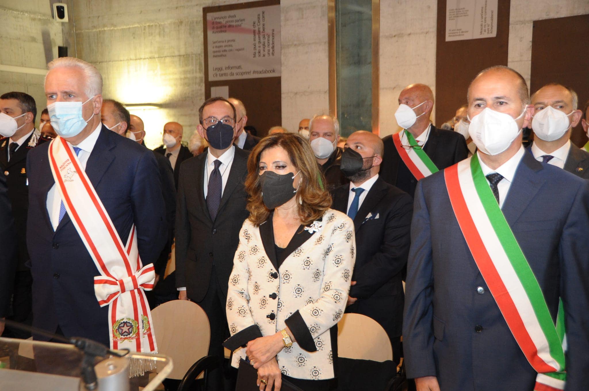 Il Presidente del Senato, Maria Elisabetta Alberti Casellati, giunge alla Fabbrica dei diritti.