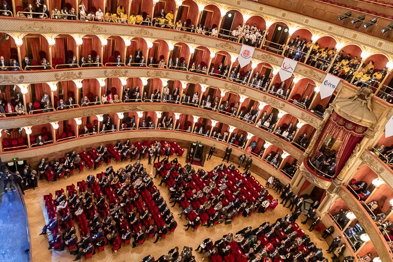 Il Teatro dell'Opera in occasione dell'Assemblea Generale di Unindustria.