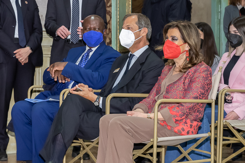 Un momento della cerimonia.