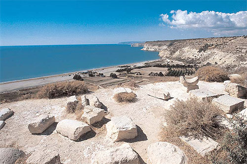 Veduta della costa nei pressi di Kourion, 2003