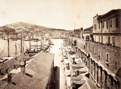Spalato. Il lungomare, 1890 ca.