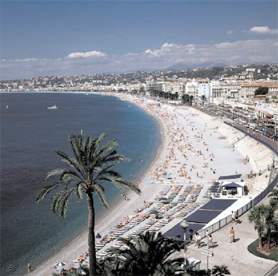 Nizza. Veduta della citt� con la passeggiata, 2001