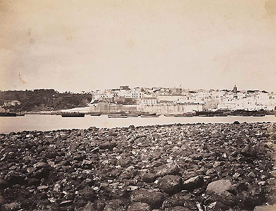 Veduta generale di Tangeri, 1900 ca.