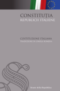 Copertina della Costituzione italiana in lingua romena