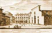 Incisione Palazzo della Minerva