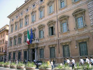 La facciata di Palazzo Madama