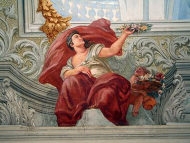 Palazzo Madama-Sala Pannini-Particolare dell'affresco