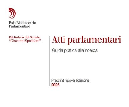 copertina guida atti parlamentari