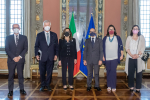 Il Presidente del Senato, Maria Elisabetta Alberti Casellati, posa per una foto ricordo. 