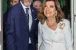 Il Presidente del Senato, Maria Elisabetta Alberti Casellati, giunge a Villa Almone e viene accolto dall'Ambasciatore Viktor Elbling.