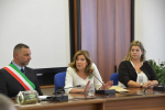 Rosolina. Il Presidente del Senato, Maria Elisabetta Alberti Casellati, incontra il Sindaco di Rosolina, Michele Grossato, e alcuni membri del Consiglio Comunale e della Giunta presso la Sala Consiliare del Comune.