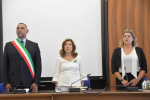 Rosolina. Il Presidente del Senato, Maria Elisabetta Alberti Casellati, incontra il Sindaco di Rosolina, Michele Grossato, e alcuni membri del Consiglio Comunale e della Giunta presso la Sala Consiliare del Comune.
