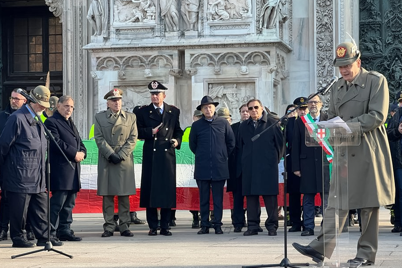 Milano - In ricordo degli Alpini e di tutti i soldati caduti in guerra e in pace per la Patria
