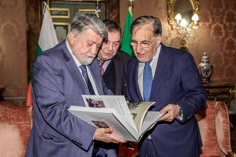 Il Presidente del Senato incontra il Presidente dell'Assemblea Nazionale della Bulgaria, Vezhdi Rashidov