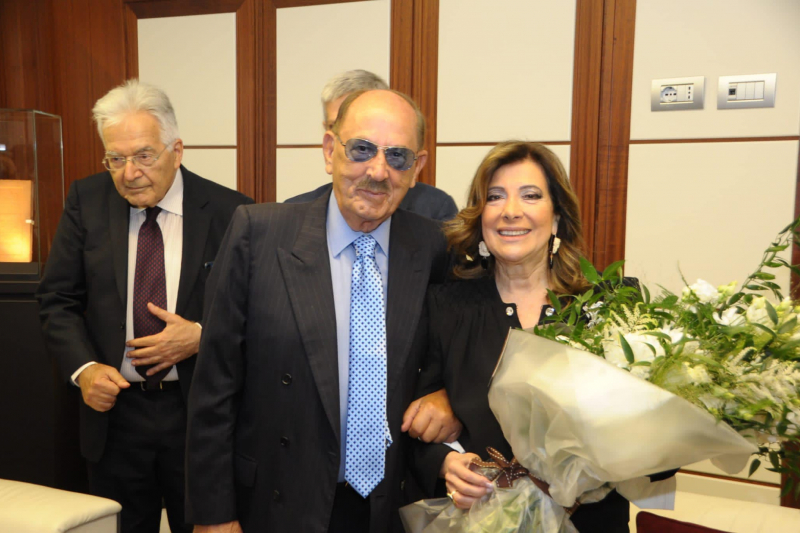 Nella foto, il Presidente del Senato, Maria Elisabetta Alberti Casellati, e l'Onorevole Antonio Angelucci.