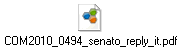 COM2010_0494_senato_reply_it.pdf