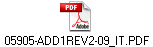 05905-ADD1REV2-09_IT.PDF